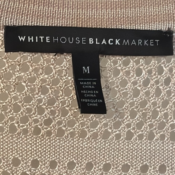 White House Black Market Long Cardigan Medium 100% Rayon - Picture 2 of 4